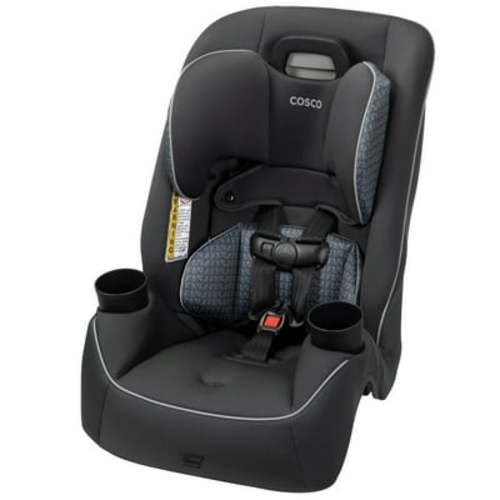 Cosco Kids Easy Elite Slim All-in-One Convertible Car Seat, Infant to Toddler, Unisex, Grey Glyphs