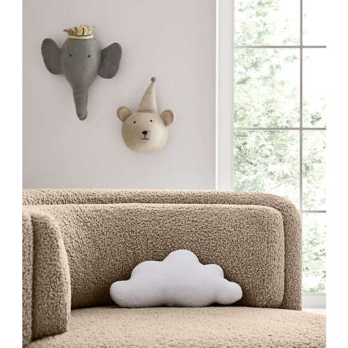 Felt Elephant Animal Head Wall Decor