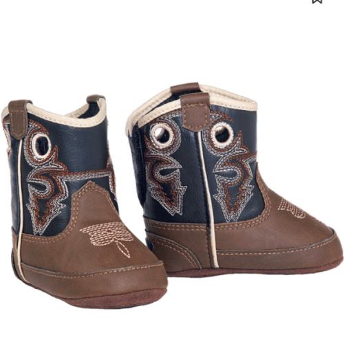 Double Barrel Infant Boys' Trace Baby Bucker Boots - Round Toe