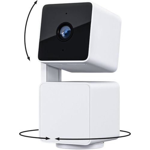 WYZE Cam Pan v3, Indoor/Outdoor IP65-Rated 1080p Pan/Tilt/Zoom Wi-Fi Smart Home Security Camera with Color Night Vision, 2-Way Audio, Compatible with Alexa & Google Assistant, Free Expert Setup