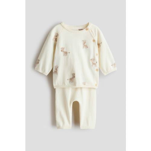 2-PIECE COTTON-KNIT SET