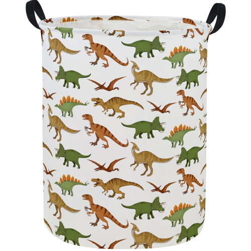 Kids Laundry Hamper Dinosaur Hamper for Nursery Boy and Girl Kids Hamper Cute Storage Basket Organizer Room Decor for Home( Dinosaur)