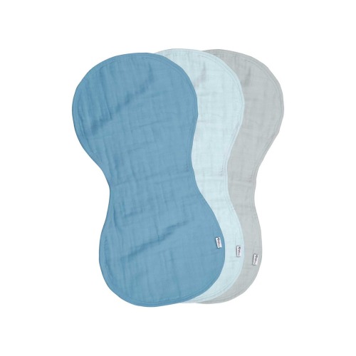 3-Pack Organic Cotton Muslin Burp Cloths