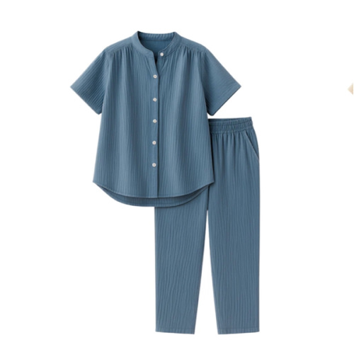 Cotton Gauze Nursing Lounge Set – EMME