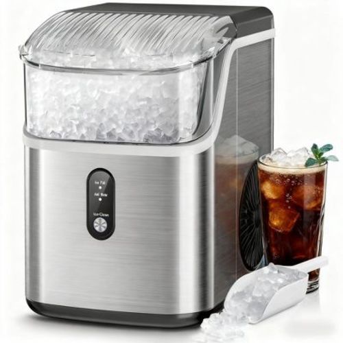 Kismile 33-lbs. Ice Per day Countertop or portable Nugget Ice Maker