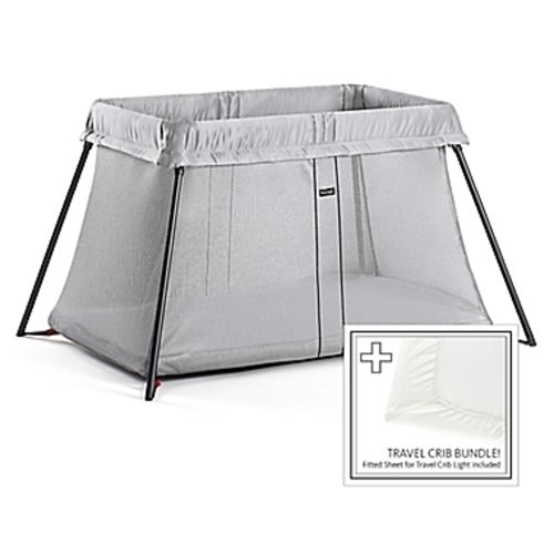 BABYBJÖRN® Travel Crib Light Bundle in - Silver