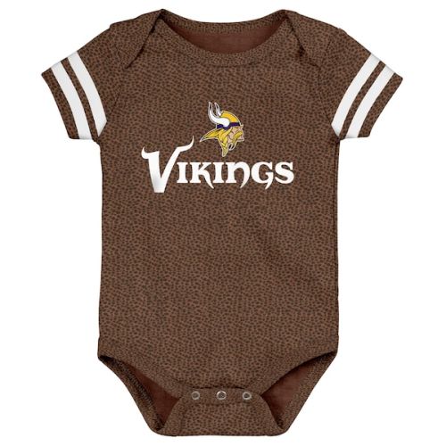 Minnesota Vikings Outerstuff Newborn & Infant Playmaker Bodysuit - Brown
