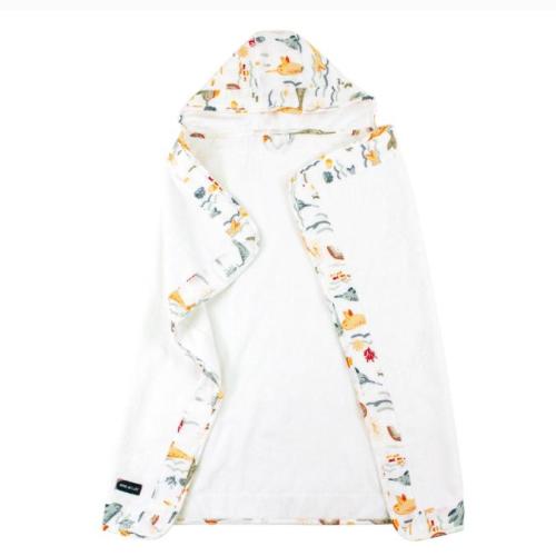 Baby Hooded Towel, Narwhal