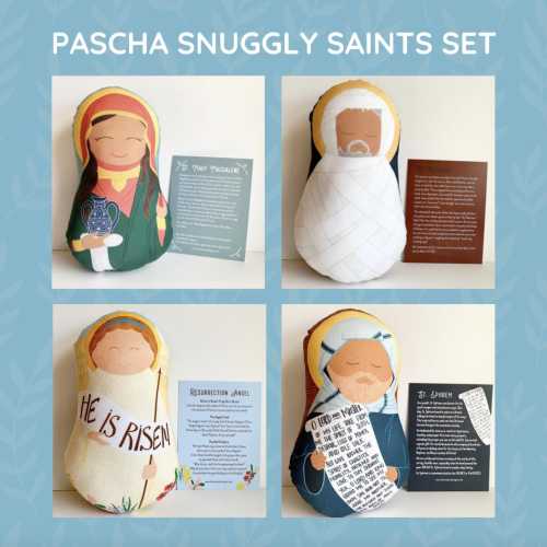 DIY Fabric Pascha Snuggly Saints Doll Set