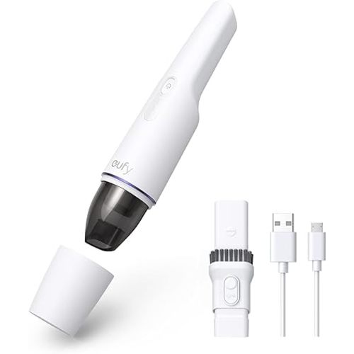 eufy by Anker, HomeVac H11,Cordless Handheld Vacuum Cleaner,Ultra-Lightweight 1.2lbs,5500Pa Suction Power,USB Charging, for Home Cleaning