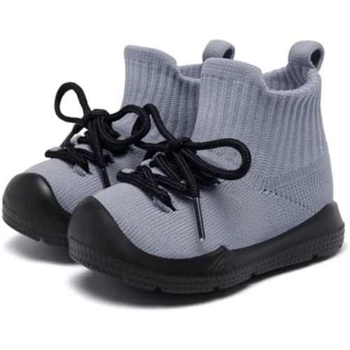 MORENDL Baby Sock Shoes Toddler Sneakers Infant Tennis Slip On Walking Shoes Boys & Girls Non-Slip Slippers