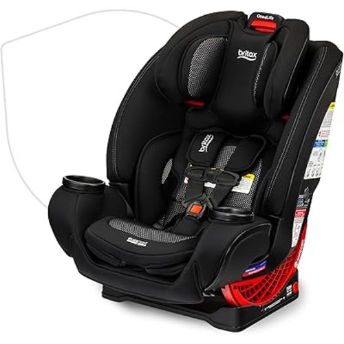 Britax One4Life Convertible Car Seat, 10 Years of Use from 5 to 120 Pounds, Converts from Rear-Facing Infant Car Seat to Forward-Facing Booster Seat, Performance Fabric, Cool Flow Carbon