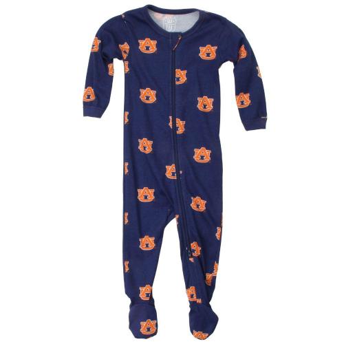 AUB | Auburn Infant Zip Pajamas | Alumni Hall