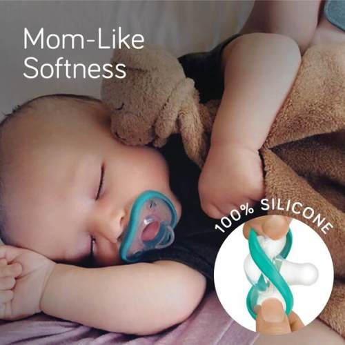 Flexy Pacifier - 0-3m 2pk, Sky - Nanobebe | Maisonette