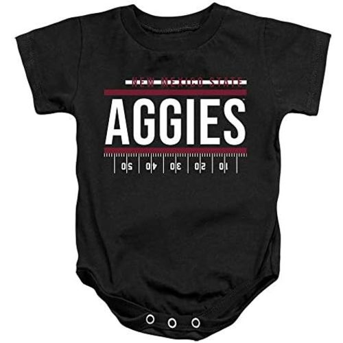 New Mexico State University Official Yardage Design Unisex Infant Snap Suit for Baby