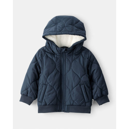 Baby Boy Long-Sleeve Midweight Jacket - Navy - Carter's | Carter's