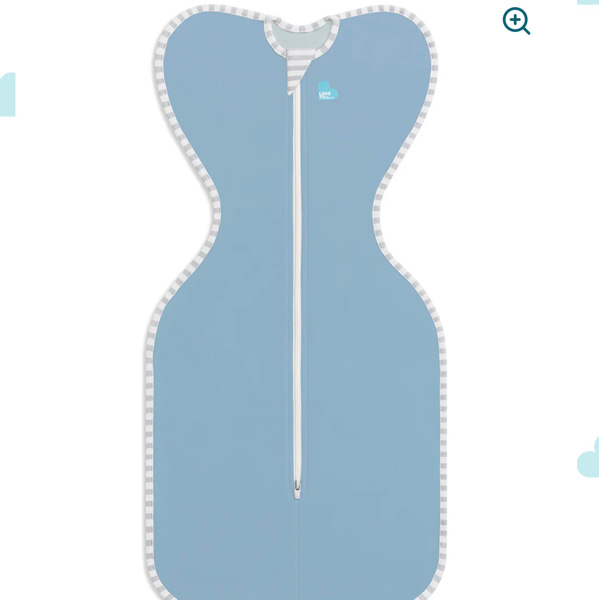Swaddle Up™ 1.0 TOG Cotton Dusty Blue