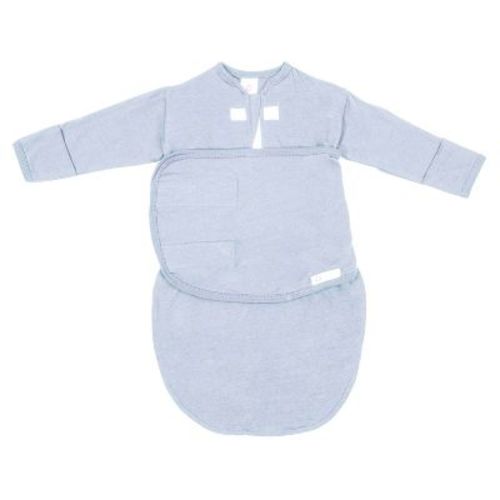 embe 0-3mo Long Sleeve Swaddle Sack, Convertible, Sea