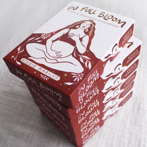 In Full Bloom - Birth and Pregnancy Affirmation Deck — Studio Marilyn