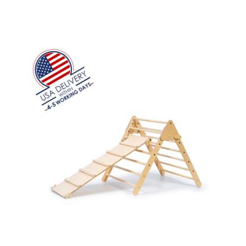 Read the full title
    Foldable Climbing Triangle with Ramp, Free Express Shipping, Climbing Triangle, Toddler Gym, Montessori Toy, Waldorf Toy, Activity Center