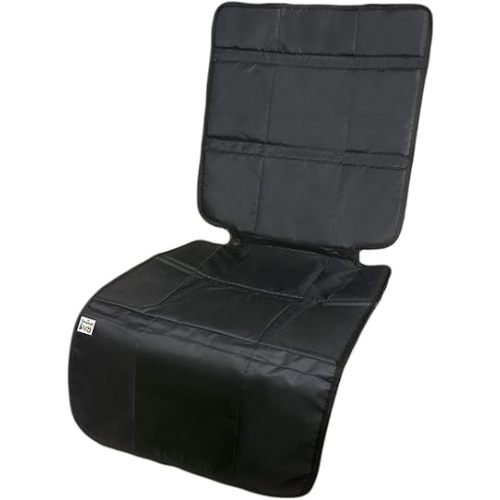 Travel Bug Baby & Toddler High Back Seat Protector, Universal Fit, for Rear and Forward Facing Baby Car Seats- Black