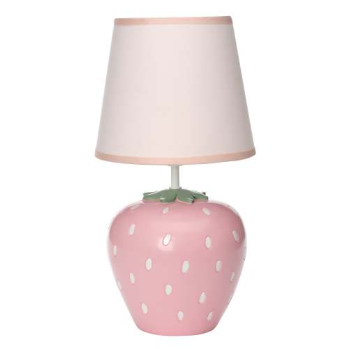Flower Power Hand-Painted Custom Strawberry Lamp with Shade – Lambs & Ivy