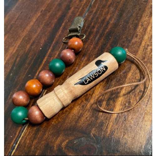 Duck Call Pacifier Clip