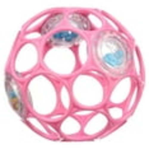 Bright Starts Oball Rattle Easy-Grasp Toy - Pink
