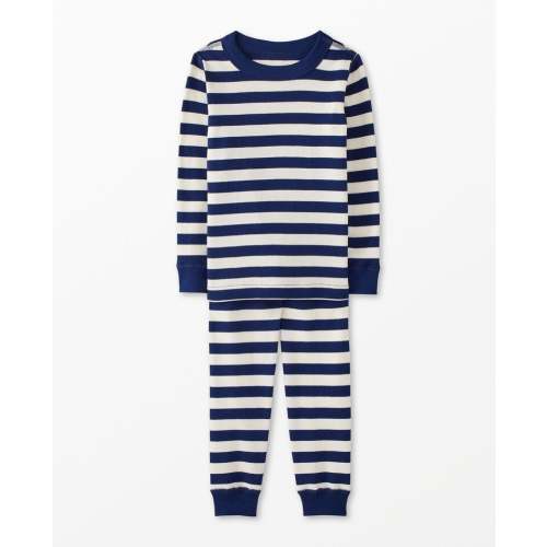 Kids Striped Long John Pajama Set | Hanna Andersson