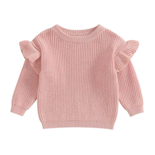 Ruffle Shoulder Sweater – The Ollie Bee