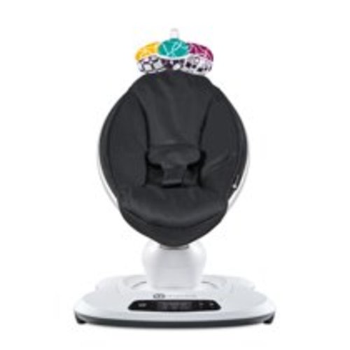 4moms mamaRoo4 Bluetooth Enabled Baby Swing, Classic Black