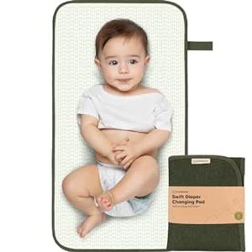 Amazon.com : Portable Diaper Changing Pad - Waterproof Foldable Baby Changing Mat - Travel Diaper Change Mat - Lightweight Changing Pads for Baby - Baby Changer - Machine Washable (Dark Olive) : Baby