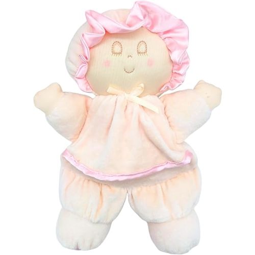 Soft Baby Doll, My First Baby Doll, Plush Dolls for Babies and for Girls, Super Soft, Machine Washable, Non-Toxic, Cute Birthday Gift, Present for Shower, Designed for Babies, Infants and Toddlers