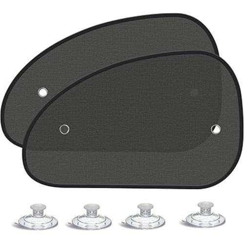 2026 New Upgrade Car Window Shades for Side Window 25"X15"(2 Pack),Car Window Shade for Baby Suction Cup,Sun Shade Side Window Can Blocks 99.98% UVR