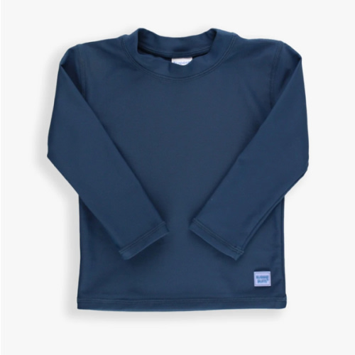 Navy 6-12 mos Long Sleeve Rash Guard | RuggedButts