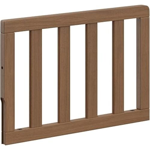 Storkcraft & Graco Toddler Safety Guardrail with Slats (Hazelnut) – GREENGUARD Gold Certified, Converts Compatible Storkcraft & Graco Crib to Toddler Bed, Each Guardrail Sold Individually