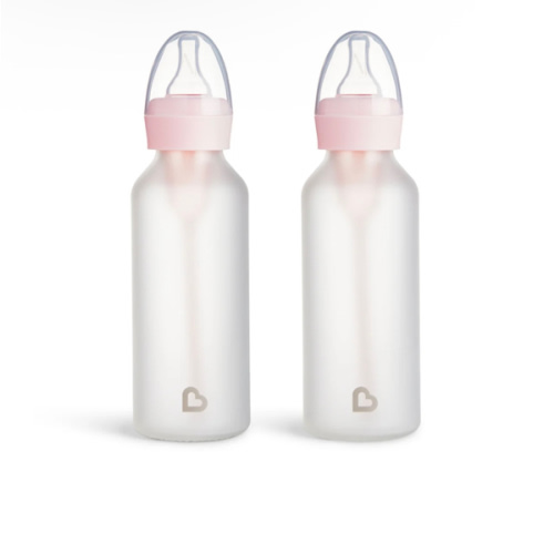Bond™ Silicone Glass Bottle 8oz 2pk | Munchkin