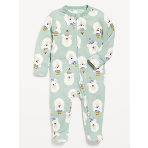 Cozy Knit 2-Way-Zip Sleep & Play Footed One-Piece for Baby