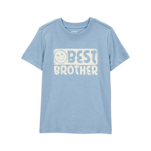 Toddler Boy Best Brother Short-Sleeve Graphic Tee - Blue - Carter's | Carter's