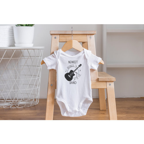 Guitar Baby Onesie®: Newest Band Member, Musician Gift