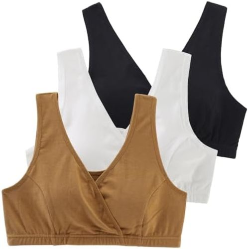 Women's Cotton Tank Sleep Bra for Maternity and Nursing