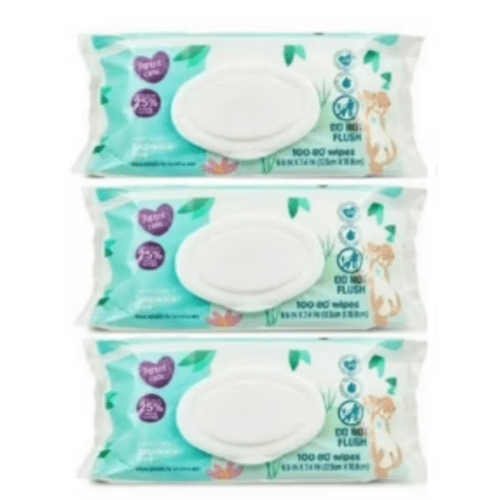 Parent Choic Fragrance-Free Baby Wipes, 100 Count (3Pack)- Total 300 Count