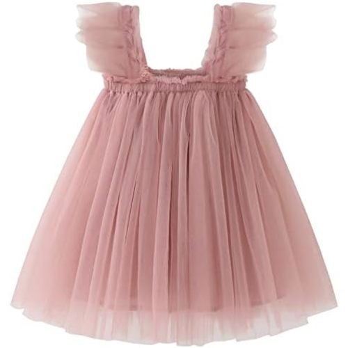 AGQT Baby Girls Tutu Dress Tulle Sundress Size 9M-5T