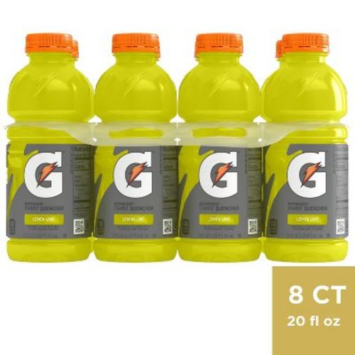 Gatorade Lemon Lime Sports Drink - 8pk/20 Fl Oz Bottles
