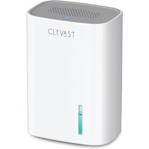 CLEVAST Small Dehumidifier for Home, 30 OZ Mini Quiet Dehumidifiers for Bedroom, Portable Compact Air Dehumidifier for Room, Bathroom, Closet, RV, Camper, House (Not Cordless)