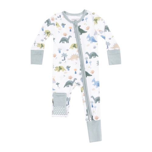 Soft Dinos Convertible Zip Romper, 6-12M