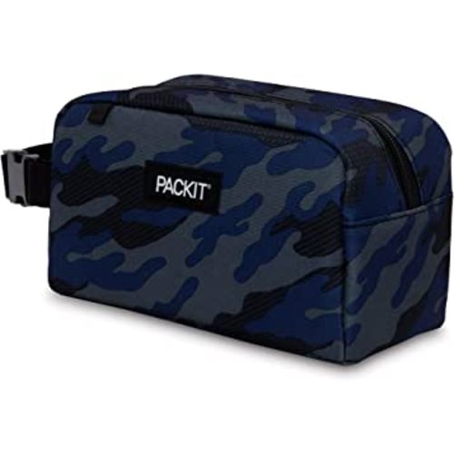 PackIt Freezable Reusable Snack Box, Sporty Camo