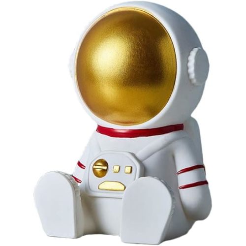 Gaolinci Astronaut Vinyl Figure, Children's Piggy Bank, Drop-Resistant Coin Bank, Children's Room Decoration