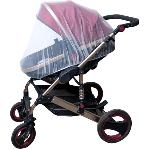 Enovoe Durable Baby Stroller Mosquito Net for Crib - Perfect Bug Net for Strollers, Bassinets, Cradles, Playards, Pack N Plays and Portable Mini Crib Mosquito net for Stroller (White)