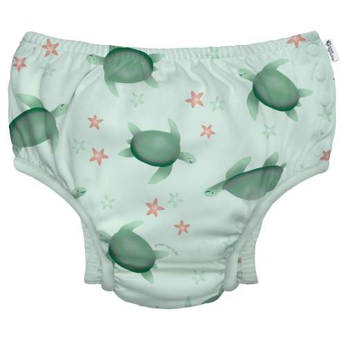 6mo size - Eco Snap Swim Diaper - Turtles